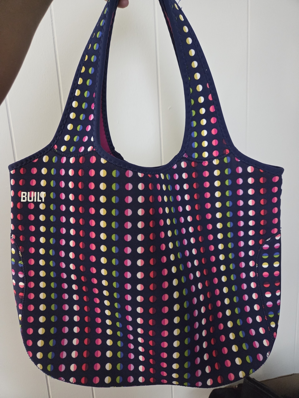 BUILT Neoprene Lunch Bag Multi Colored Tote